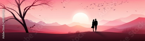 Romantic Background Design