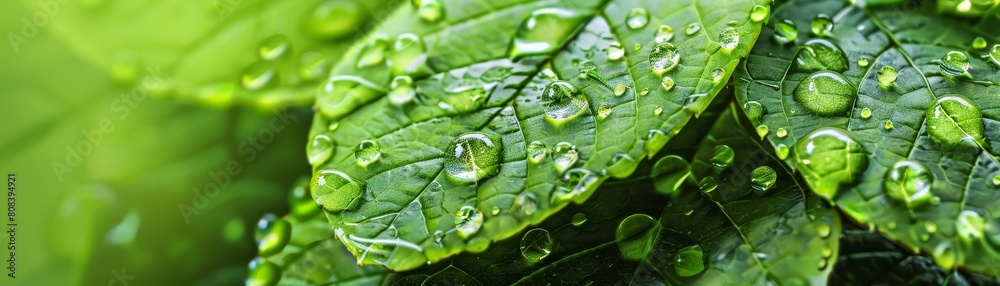 Reduce carbon footprint by capturing CO2 in water droplets on green leaves Reduce carbon footprint by capturing CO2 in water droplets on green leaves