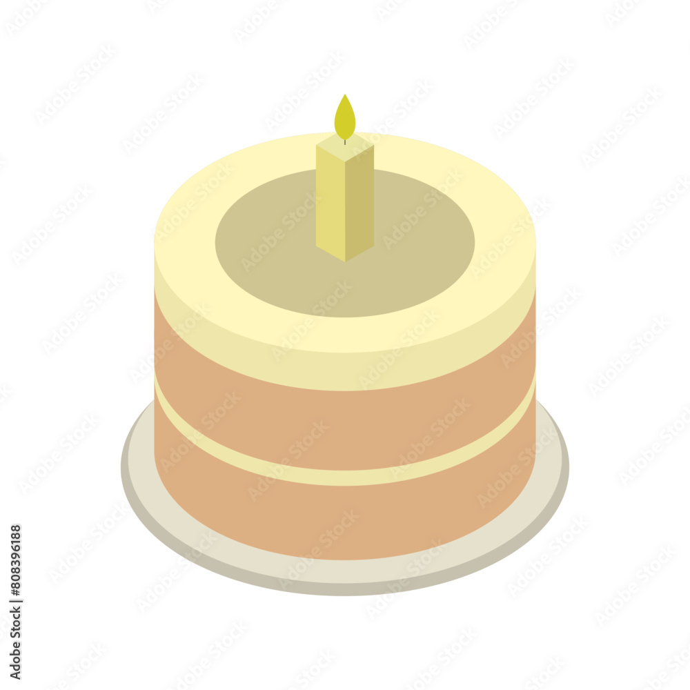 Isometric cake