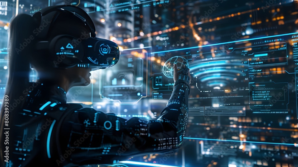 Fototapeta premium VR tecnology