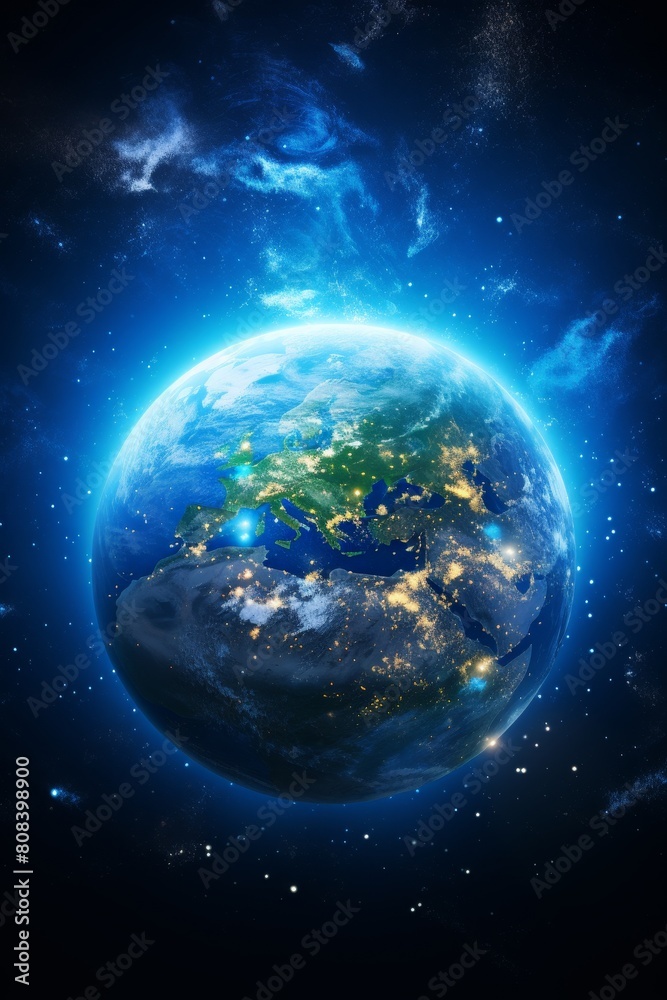 Fototapeta premium Planet Earth View from Space