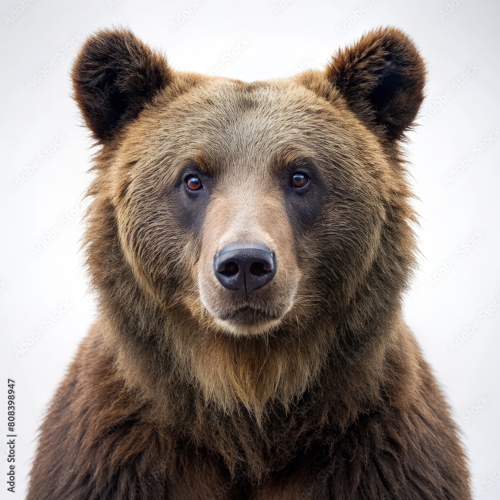 portrait of a bear. generated AI