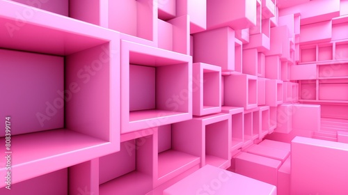 Pink 3D Background 