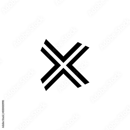 Free Download Cross sign icon with simple and modern design  - GFXLoad