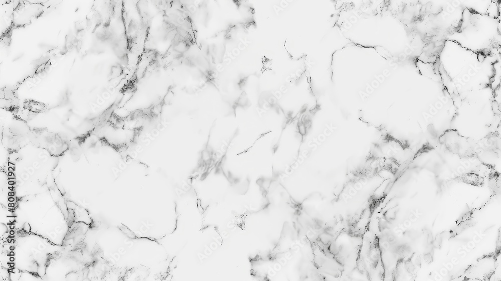 High-resolution image featuring a luxurious white marble texture with subtle grey veins, perfect for creating sophisticated backgrounds or overlays in interior design and graphic projects