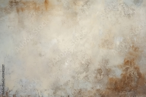 This high-resolution image captures a vintage textured surface with a blend of beige, white, and brown tones, ideal for creating a rustic or antique backdrop in design projects