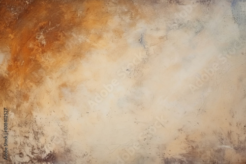 High-resolution image of a vintage abstract textured background with a blend of orange, brown, and white hues creating an artistic backdrop for a variety of design projects
