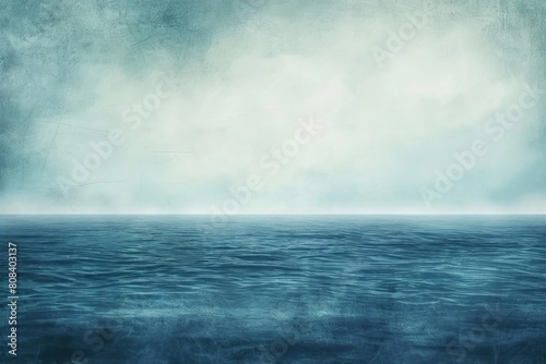 blue sea empty space grungy texture gradient abstract background