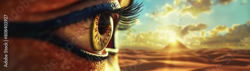 Eye of Horus Symbol, A powerful symbol of protection and good health in ancient Egyptian mythology photo