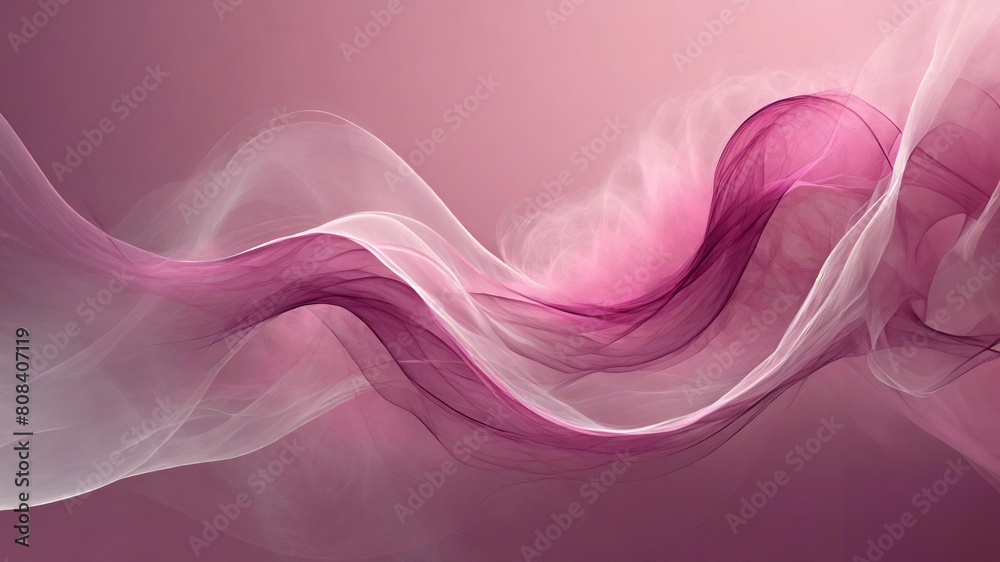Pink abstract swoop swirl with smoke and fog Pink abstract swoop swirl with smoke and fog