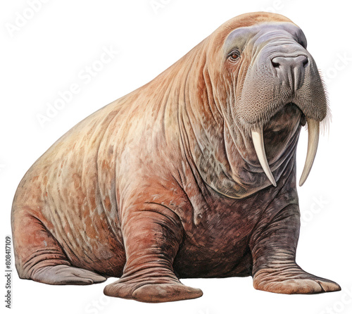 PNG Walrus wildlife drawing animal.