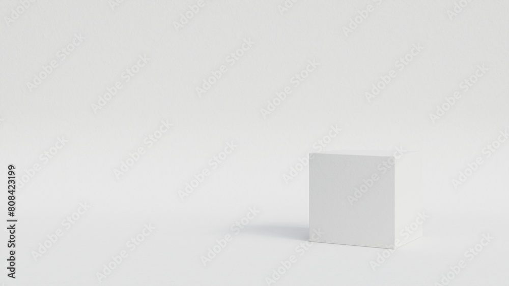 3d render ilustration abstract ceramic white cube in ceramic white background design template studio light template 3d render ilustration abstract ceramic white cube in ceramic white background design template studio light template