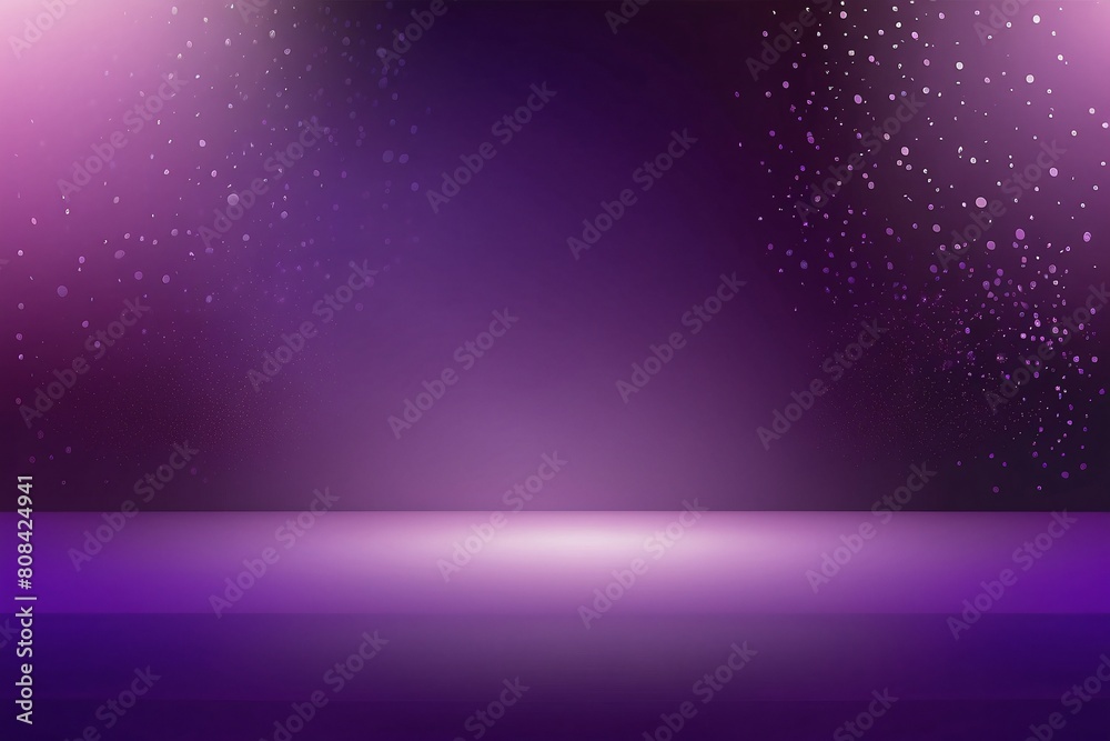 Fototapeta premium Purple Gradient Spotlight Room Background – Abstract Studio Wall with Empty Space and Light Display