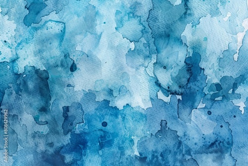 Soft blue watercolor texture, illustrating gentleness and tranquility
