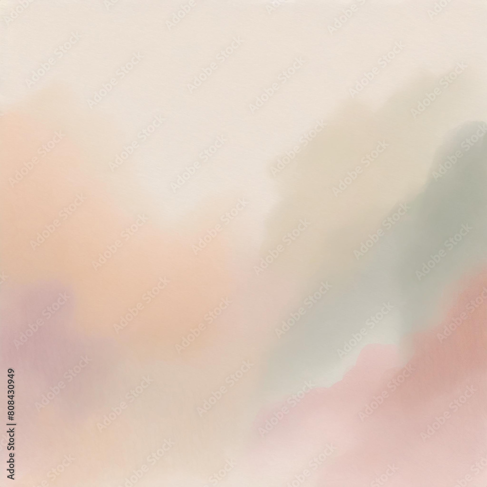 Obraz premium Smooth pastel watercolor background