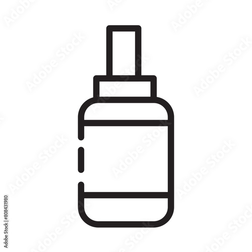 Hand Sanitizier Washing Line Icon
