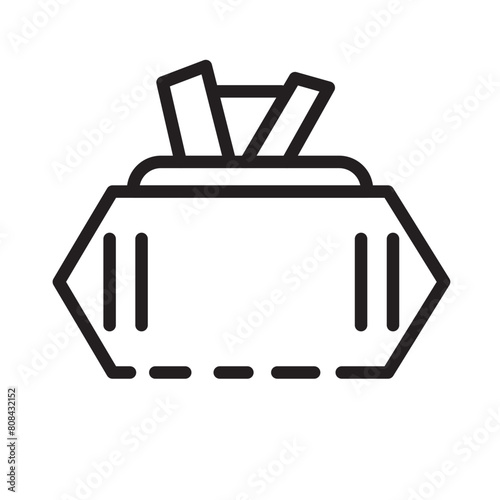 Tissues Washing Wet Line Icon