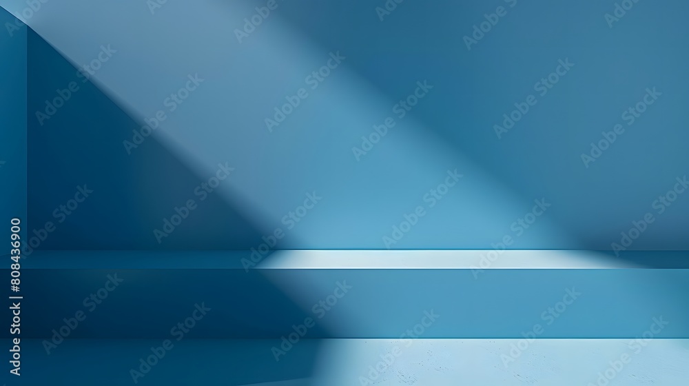 Obraz premium Clean and Captivating Solid Blue Background for Creative Artwork and Graphic Design