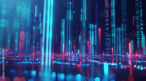 The new age of data visualization  with a data visualizer in operation  Ai Generated