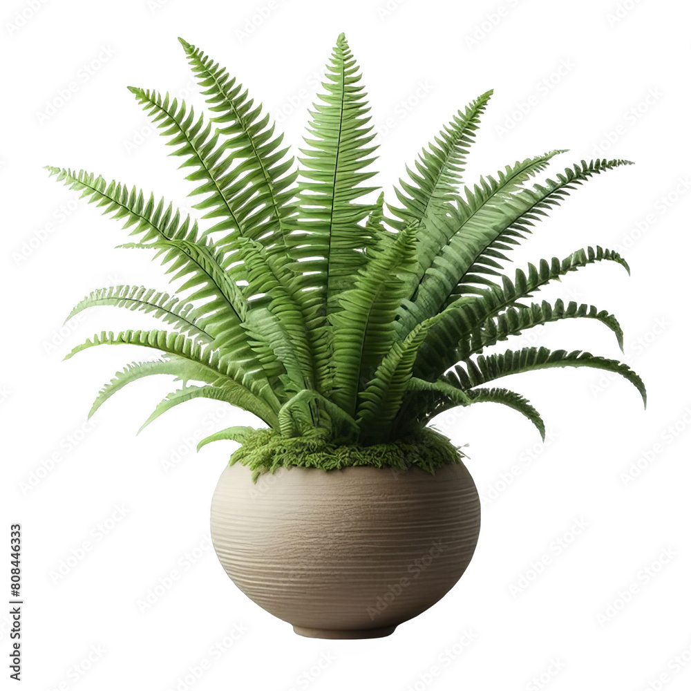Boston fern nephrolepis exultate png isolated on transparent background Boston fern nephrolepis exultate png isolated on transparent background