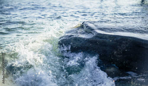 A wave in the sea.