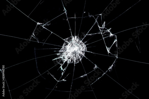 Texture broken glass with cracks. Abstract of cracked screen Smartphone from shock. © Freedom Life