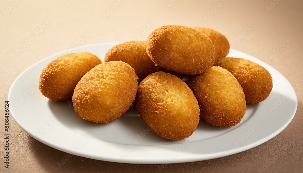 Golden Fried Croquettes: A Culinary Delight of Crispy Fried Croquettes on a Plate Golden Fried Croquettes: A Culinary Delight of Crispy Fried Croquettes on a Plate