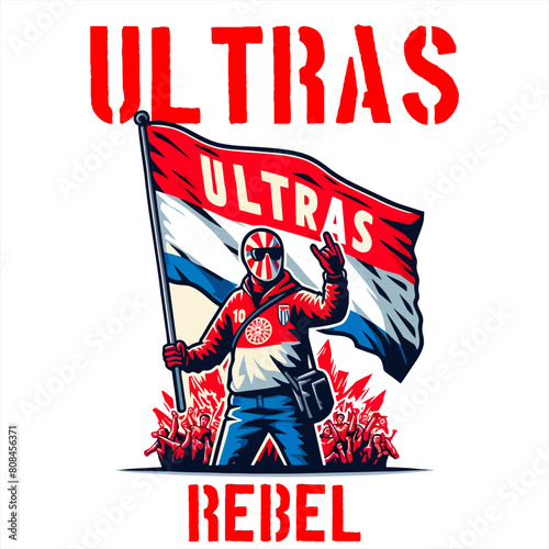 FOOTBALL FANS ULTRAS HOOLIGAN LOGO VECTOR HD