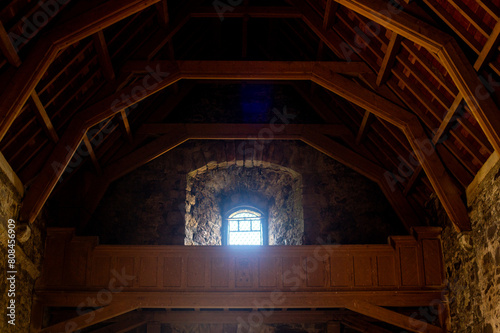 Doune Castle interior, Scotland, UK