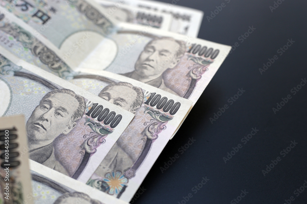 Ten Thousand Yen Bills, Japanese Yen Notes Ten Thousand Yen Bills, Japanese Yen Notes