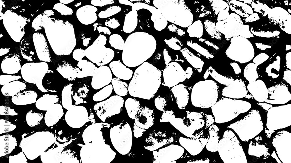 2-1. cobblestone, textured background image. - illustration.