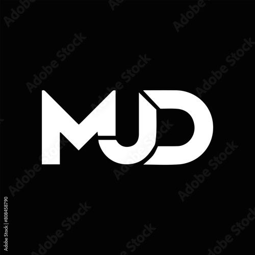 MJD logo. MJD set , M J D design. White MJD letter. MJD, M J D letter logo design. Initial letter MJD letter logo set, linked circle uppercase monogram logo. M J D letter logo vector design.