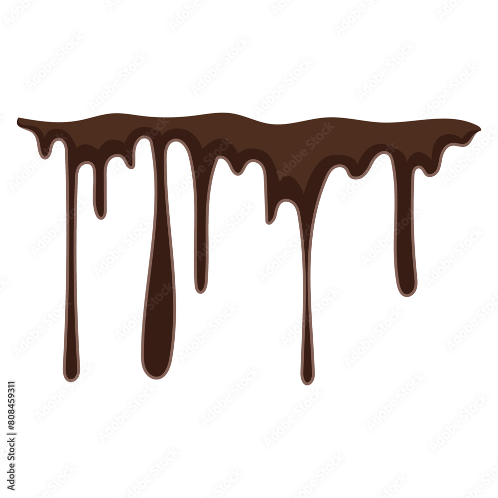 Melted Chocolate Illustration Melted Chocolate Illustration