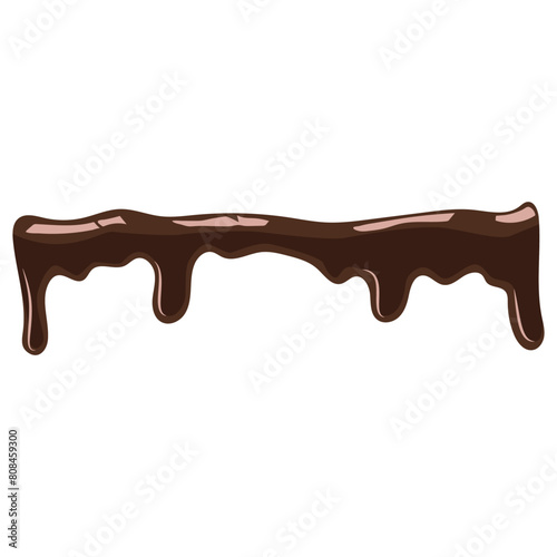 Melted Chocolate Illustration