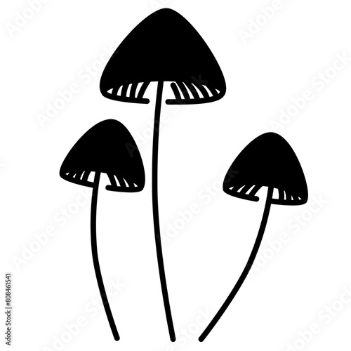 mushroom glyph icon