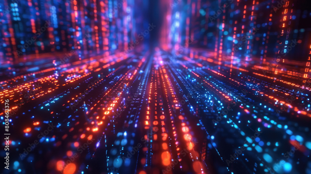 Dynamic Data Stream Background Dynamic Data Stream Background