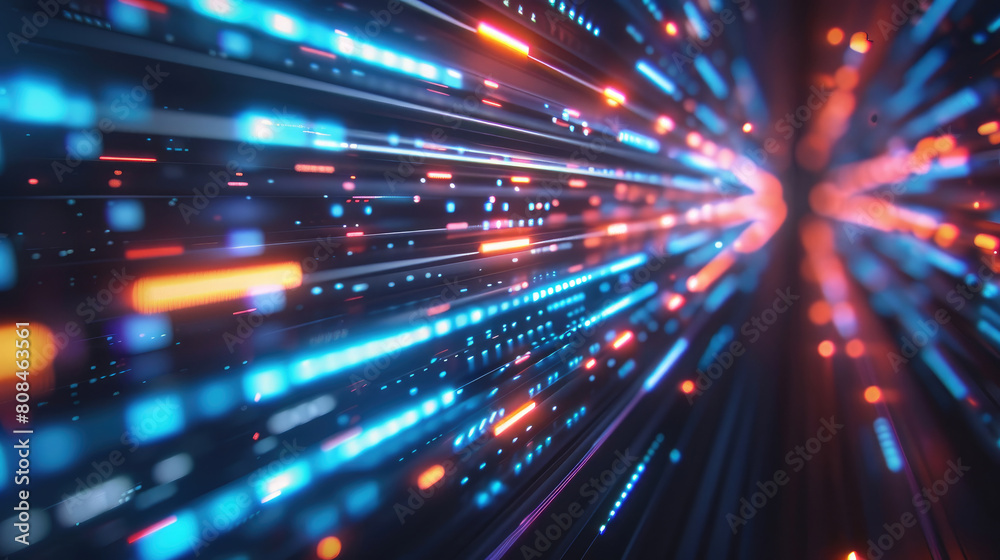 Dynamic Data Stream Background Dynamic Data Stream Background