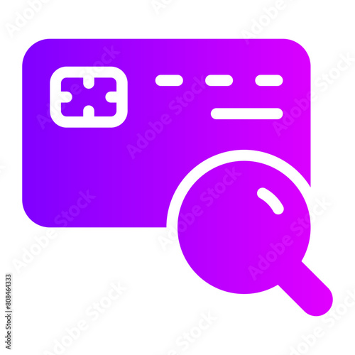 investigation gradient icon