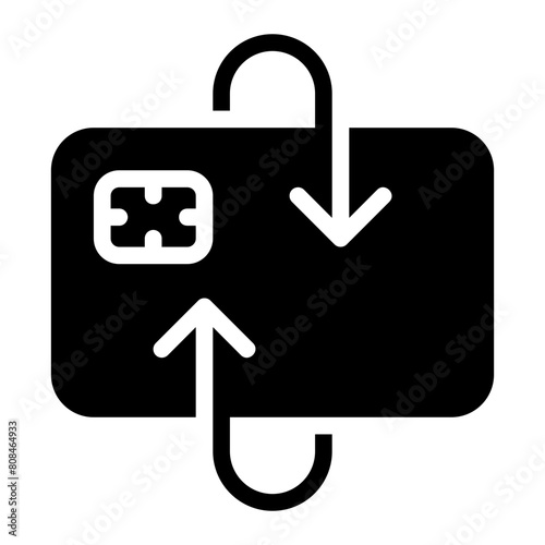 cashback glyph icon