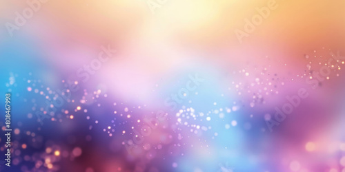 abstract Glittering gradient background, . Holographic abstract fantasy backdrop with fairy sparkles, gold stars and festive blurs.banner, poster