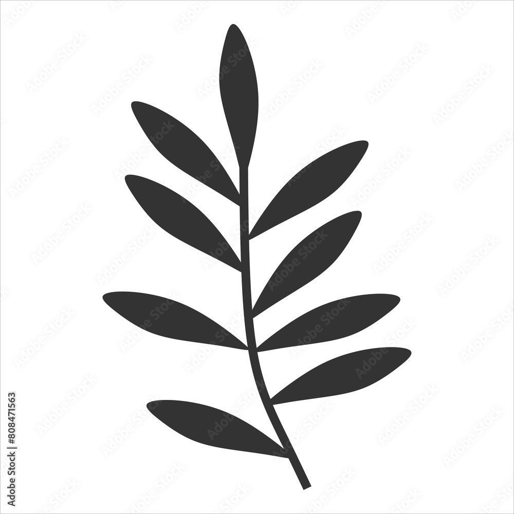 Floral Pattern Brush Vector Element Floral Pattern Brush Vector Element