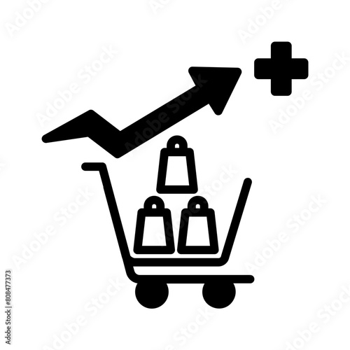 Vector solid black icon for Outpace