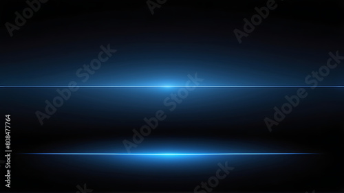 Blue blue spectrum lights tech black party club neon lights abstract wave technology background, black background. wide banner, poster, website, video editing, background. ai