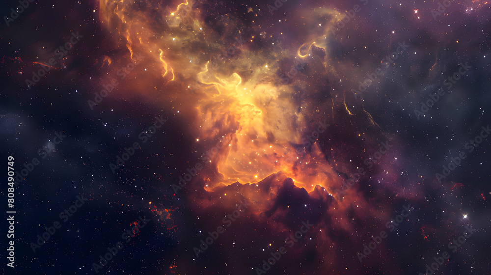background with stars. Generative AI background with stars. Generative AI