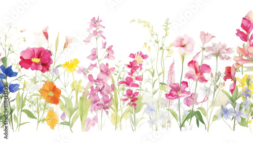 PNG Pink flowers backgrounds outdoors pattern.