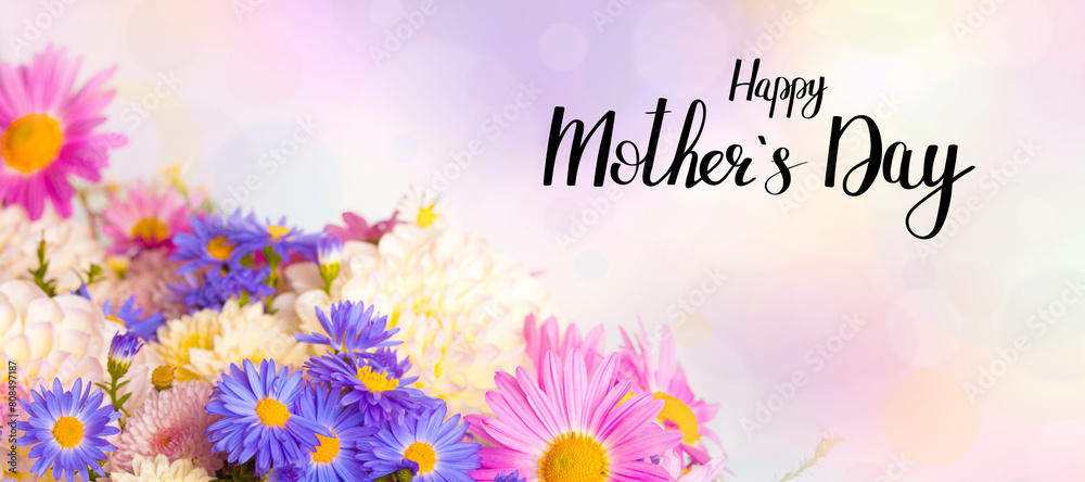 Floral Abstract Background, Happy Mother's Day