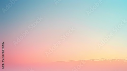 minimalist gradient background featuring a blue sky and a white cloud