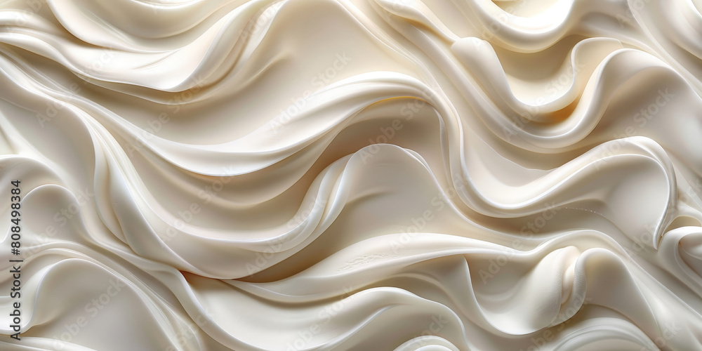 white abstract background, white cream swirl , white smooth cream background. banner
white abstract background, white cream swirl , white smooth cream background. banner