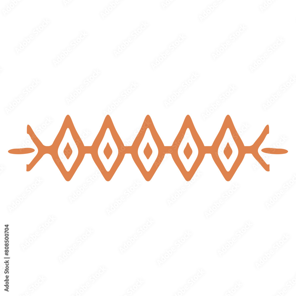 Hand Drawn Abstract Ethnic Pattern. African Design Style. Isolated Vector Illustration Hand Drawn Abstract Ethnic Pattern. African Design Style. Isolated Vector Illustration