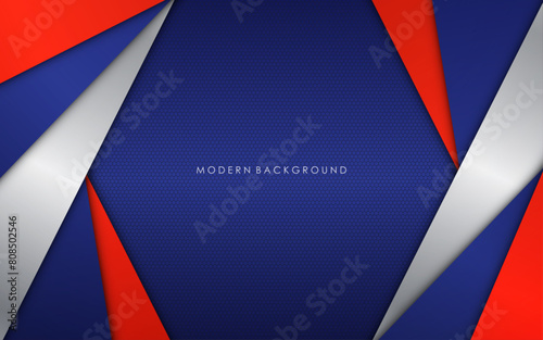 modern blue and red abstract background